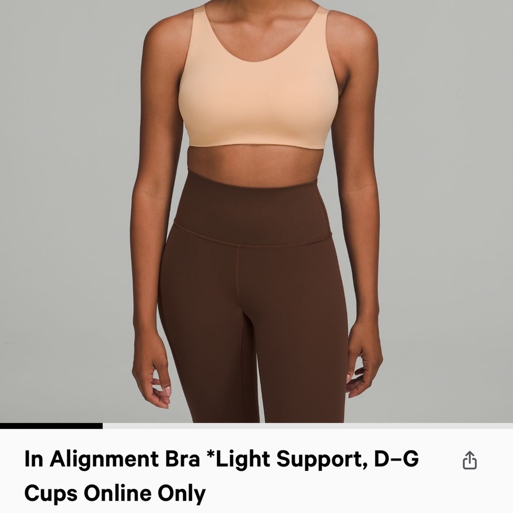 Lululemon In Alignment Bra 40DDD